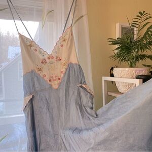 Free People | Floral Chambray Dress